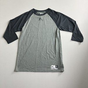 The Nike Tee Men Small Athletic Cut Swingman 3/4 Sleeve Baseball Dri Fit T Shirt